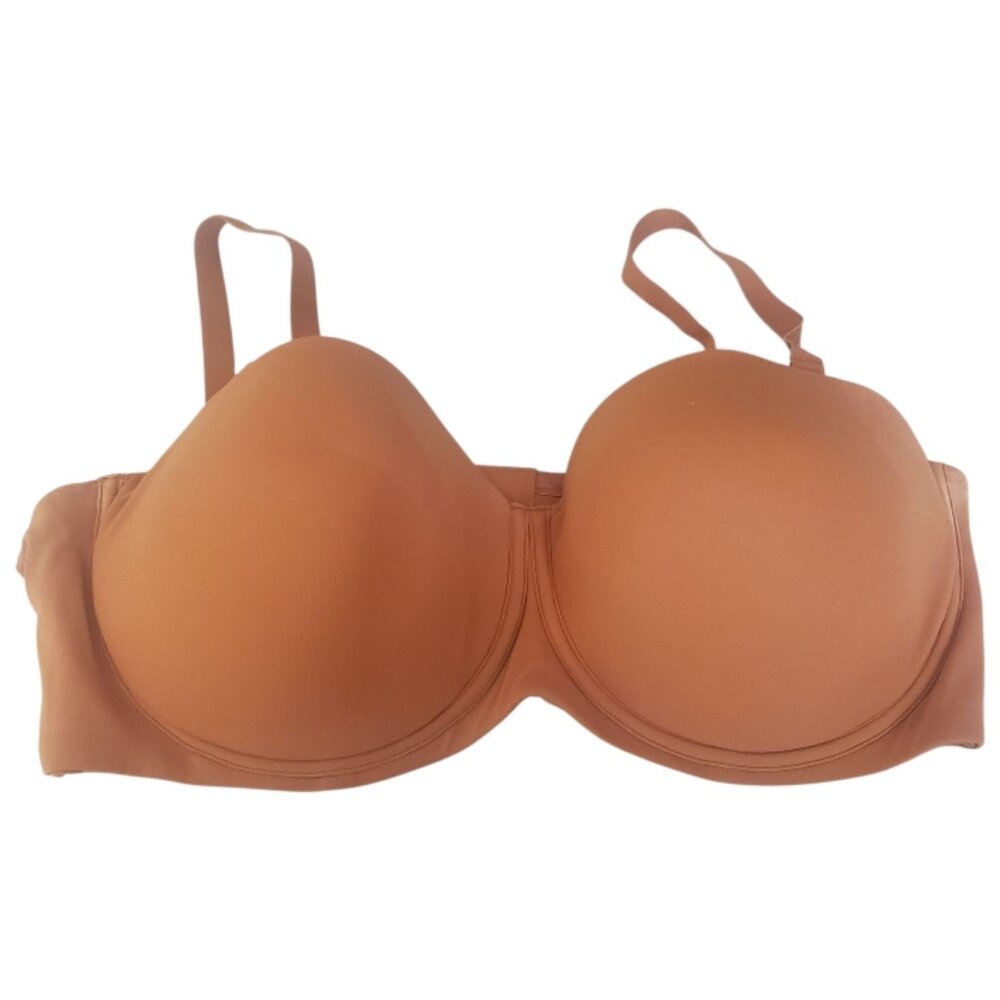 CT2063 Skims NWOT T-shirt Bra with Removable Straps 42C Bronze